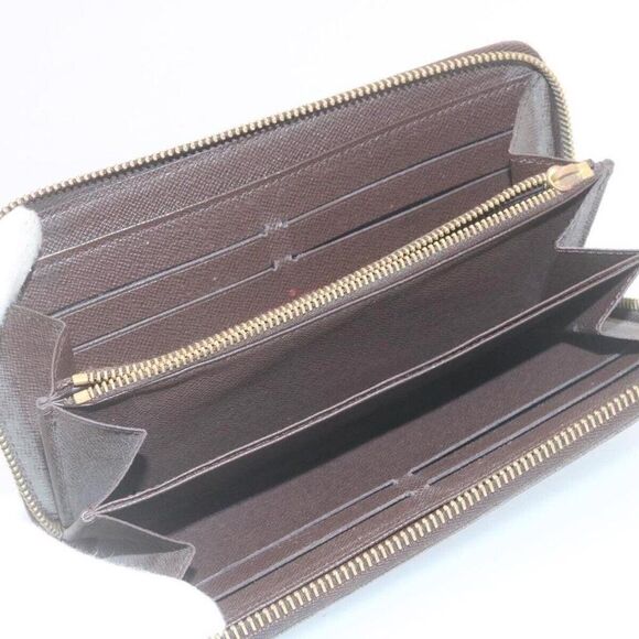 LOUIS VUITTON Damier Ebene Zippy Wallet Long Wallet - Picture 10 of 12